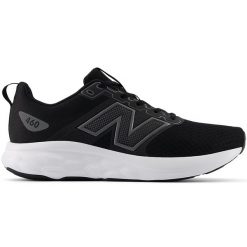 Buty męskie New Balance M460LK4 – czarne. Czarne buty sportowe męskie New Balance, z materiału, bez zapięcia, do biegania. Za 199.99 zł.