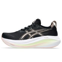 Buty Do Biegania Asics Gel-Nimbus 27 Damskie. Czarne obuwie sportowe damskie Asics, bez wzorów, z materiału, do biegania. Za 850.70 zł.