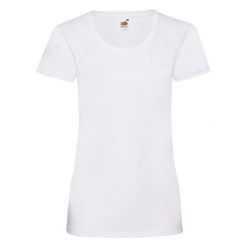 T-shirt damski Fruit Of The Loom Valueweight, krótki rękaw, biały. Białe t-shirty damskie Fruit of the Loom, s, bez wzorów, z bawełny, bez kołnierzyka. Za 126.99 zł.