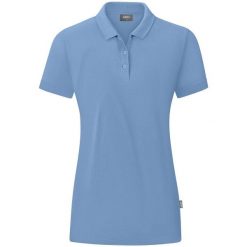 Damska koszulka polo Jako Organic. Niebieskie koszulki sportowe damskie Jako, m, bez wzorów, z bawełny, bez kołnierzyka, bez ramiączek, do piłki nożnej. Za 157.45 zł.