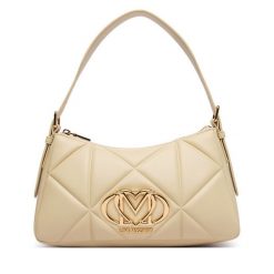 Torebka LOVE MOSCHINO. Brązowe torebki do ręki damskie Love Moschino, bez wzorów, klasyczne, bez dodatków. Za 879.99 zł.