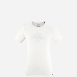 Koszulka damska z krótkim rękawem Millet Ubic Light Ts Ss W active Fit. Białe koszulki sportowe damskie Millet, xl, bez wzorów, z meshu, sportowe, bez kołnierzyka. W wyprzedaży za 92.65 zł.