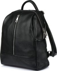 Vera Pelle Czarny Włoski Plecak Skórzany A4 damski pojemny solidny C78. Czarne plecaki damskie Vera Pelle, bez wzorów. Za 307.99 zł.