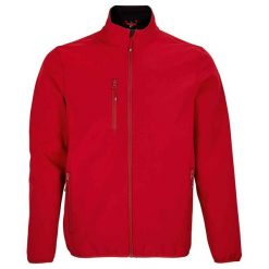 Męska Kurtka Soft Shell Falcon. Czerwone kurtki sportowe męskie SOL'S, m, bez wzorów, trekkingowe. Za 227.99 zł.
