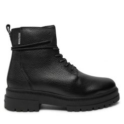Kozaki Tommy Hilfiger. Czarne kozaki męskie Tommy Hilfiger. Za 659.99 zł.