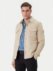 Tommy Hilfiger Kurtka przejściowa Mix Media MW0MW42486 Beżowy Regular Fit. Brązowe kurtki męskie Tommy Hilfiger, m, bez wzorów, z bawełny, bez kaptura. Za 1,099.00 zł.