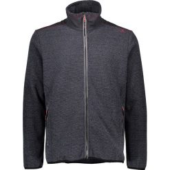 Kurtka polarowa w kolorze antracytowym. Szare bluzy męskie CMP Men, m, bez wzorów, z dzianiny, bez kaptura. W wyprzedaży za 128.95 zł.