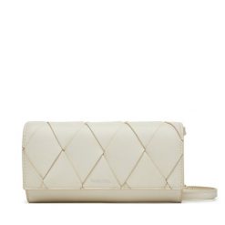 Torebka Calvin Klein. Białe listonoszki damskie Calvin Klein, bez wzorów, bez dodatków. Za 219.99 zł.
