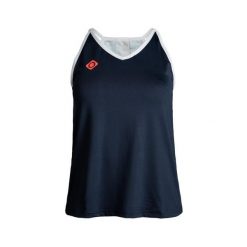 Najlepsze panie: wygoda i styl w każdym meczu padla – lekkie, oddychające i funk. Niebieskie koszulki sportowe damskie IZAS, bez wzorów, bez kołnierzyka, bez ramiączek. Za 160.83 zł.