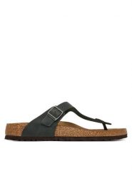 Birkenstock Japonki Gizeh 1032738 Zielony ciemny. Zielone klapki męskie Birkenstock, ze skóry. Za 549.99 zł.