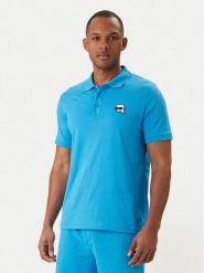 KARL LAGERFELD Polo 745710 562224 Niebieski Regular Fit. Niebieskie koszulki polo męskie KARL LAGERFELD, m, bez wzorów, z bawełny, bez ramiączek. Za 459.99 zł.