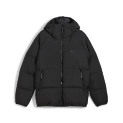 Męska kurtka puchowa PUMA Black. Czarne kurtki męskie Puma, m, bez wzorów, z dzianiny, sportowe, z kapturem. Za 600.99 zł.