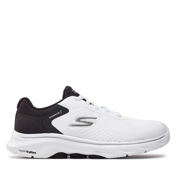 Sneakersy Skechers. Czarne trampki i tenisówki chłopięce Skechers, bez wzorów, bez zapięcia. Za 159.99 zł.