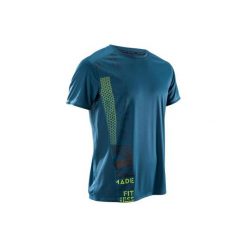 Koszulka fitness kardio krótki rękaw FTS120 męska. Koszulki sportowe męskie marki DOMYOS. W wyprzedaży za 24.99 zł.