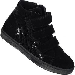 Sneakersy w kolorze czarnym. Czarne trampki i tenisówki dziewczęce Daniel Hechter, Naf Naf Kids, bez wzorów, bez zapięcia. W wyprzedaży za 109.95 zł.