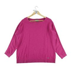 Damski różowy sweter. Czerwone swetry damskie Ralph Lauren, l, bez wzorów, eleganckie, bez kołnierzyka, bez ramiączek, bez kaptura. Za 51.08 zł.