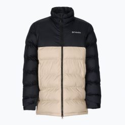Kurtka puchowa męska Columbia Pike Lake Mid. Brązowe kurtki męskie Columbia, m, bez wzorów, z puchu, sportowe, bez kaptura. Za 309.99 zł.