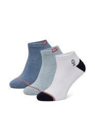 Hunter Skarpety długie AS_HUNTER_01S_SS25 (3-PACK) Niebieski. Niebieskie skarpety damskie Hunter, bez wzorów, z bawełny. Za 39.99 zł.