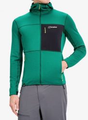 Bluza rozpinana męska Berghaus Ridge-Hiker Hoody. Zielone bluzy męskie Berghaus, m, bez wzorów, z materiału, z kapturem. Za 571.99 zł.