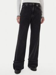 PINKO Jeansy Wanda 105541 A2RR Czarny Regular Fit. Czarne jeansy damskie Pinko. Za 1,059.00 zł.
