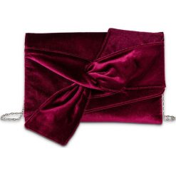 Kopertówka aksamitna bonprix czerwony klonowy. Czerwone kopertówki damskie bonprix, eleganckie. Za 79.99 zł.