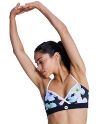 Stanik bikini typu bralette dla Kobiety ROXY ACTIVE Czarny. Czarne bikini damskie Roxy, s, bez wzorów. Za 219.99 zł.