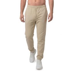 Męskie spodnie tenisowe Siroko Topspin Beige. Brązowe spodnie sportowe męskie SIROKO, m, bez wzorów, z dresówki, na fitness i siłownię. Za 169.00 zł.
