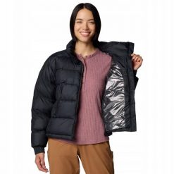 Kurtka Damska Pike Lake II Cropped Jacket. Czarne kurtki damskie Columbia, m, bez wzorów, z jersey, bez kaptura. Za 749.99 zł.