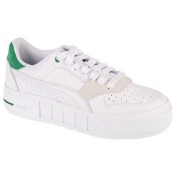 Buty Puma Cali Court Match M 393094-01 białe. Białe obuwie sportowe damskie bez wzorów, z gumy. Za 365.30 zł.