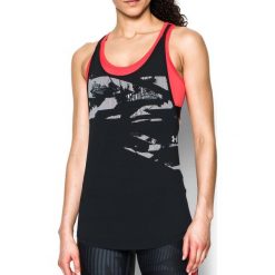 Under Armour Koszulka damska HG 2-in-1 Prt Tank czarna r. XS (1302786-001). Bluzki damskie Under Armour. Za 158.55 zł.