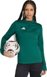 Adidas Bluza damska Entrada 26 Training Top zielona KE9824 S. Zielone bluzy damskie Adidas, s, bez wzorów, bez kaptura. Za 131.75 zł.