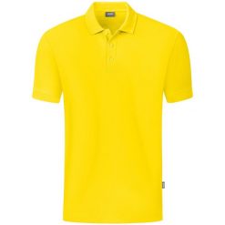 Polo Jako Organic. Żółte koszulki sportowe damskie Jako, bez wzorów, z bawełny, bez kołnierzyka, bez ramiączek, do piłki nożnej. Za 220.50 zł.