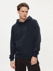 Pepe Jeans Bluza Joe Hoodie PM582573 Granatowy Regular Fit. Niebieskie bluzy męskie Pepe Jeans, m, bez wzorów, z bawełny, bez kaptura. Za 199.99 zł.
