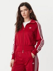 Adidas Bluza Firebird Classic KV9553 Czerwony Regular Fit. Czerwone bluzy damskie Adidas, xs, bez wzorów, z syntetyku, bez kaptura. Za 328.99 zł.