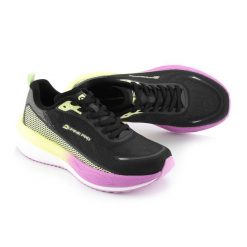 Buty damskie sportowe do biegania Alpine Pro Harra. Czarne obuwie sportowe damskie Alpine Pro, bez wzorów, z materiału, do biegania. Za 369.00 zł.