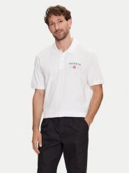 Jack & Jones Polo Jprblaalfie 12259678 Biały Regular Fit. Białe koszulki polo męskie Jack & Jones, m, bez wzorów, z bawełny, bez ramiączek. Za 79.99 zł.