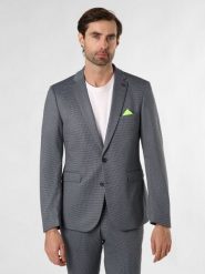 Finshley & Harding London kurtka modułowa - Brixdon Mężczyźni Slim Fit niebieski, 56. Niebieskie kurtki męskie Finshley & Harding London, m, bez wzorów, z dżerseju. Za 699.95 zł.