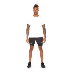 Jersey 2XU Aero. Białe buty sportowe męskie 2XU, l, bez wzorów, z jersey, bez kołnierzyka, bez ramiączek, na fitness i siłownię. Za 146.80 zł.