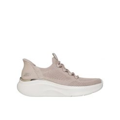 Buty sportowe damskie Skechers Bobs B Love-True Delight SLIP-INS. Brązowe obuwie sportowe damskie Skechers, bez wzorów. Za 269.00 zł.
