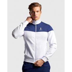 Bluza na zamek męska Performance. Białe bluzy sportowe męskie NORDICDOTS, m, bez wzorów, z bawełny. Za 405.00 zł.