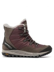 Merrell Śniegowce Antora Sneaker Boot Wp J066930 Bordowy. Czerwone śniegowce i trapery damskie Merrell, z materiału. Za 699.99 zł.