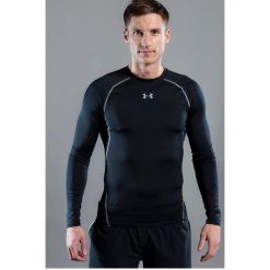 Under Armour - Longsleeve HeatGear® Compression Shirt. Szare bluzki z długim rękawem męskie Under Armour, z dzianiny, z okrągłym kołnierzem. Za 159.90 zł.