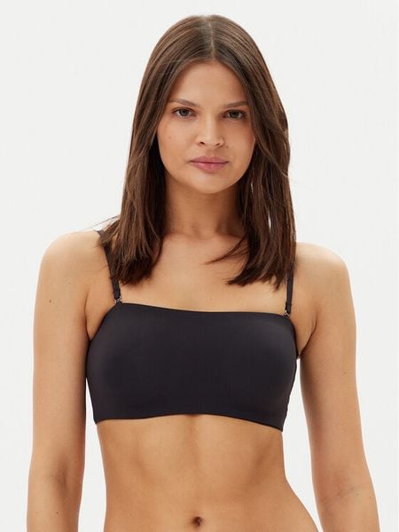 Hunkemöller Biustonosz top Smooth 206769 Czarny. Czarne biustonosze Hunkemöller, bez wzorów, z syntetyku. Za 59.99 zł.