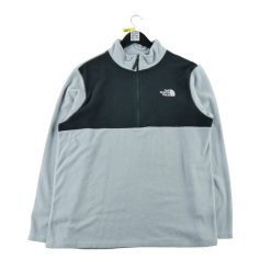 Second life - The North Face bluza polarowa męska - Stan dobry. Szare bluzy męskie The North Face, l, bez wzorów, z polaru, bez kaptura. Za 106.46 zł.