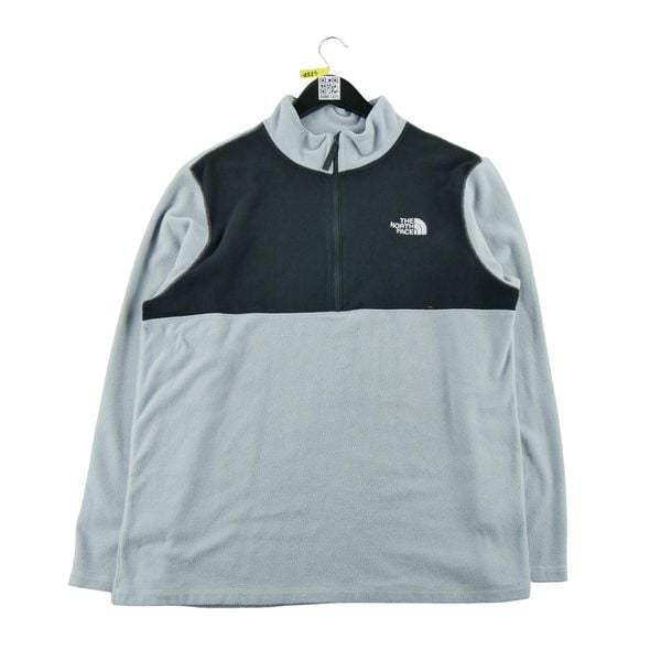 Second life - The North Face bluza polarowa męska - Stan dobry. Szare bluzy męskie The North Face, l, bez wzorów, z polaru, bez kaptura. Za 106.46 zł.