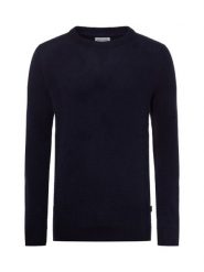 Jack & Jones sweter z dzianiny - JJEGlobe Mężczyźni Bawełna niebieski, M. Niebieskie swetry przez głowę męskie Jack & Jones, m, bez wzorów, z bawełny, bez kołnierzyka. Za 199.95 zł.