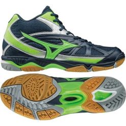 Mizuno Buty męskie Wave Hurricane 2 MID granatowe r. 39 (V1GA164536). Buty sportowe męskie marki Mizuno. Za 318.95 zł.