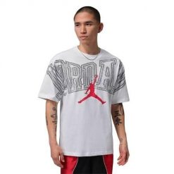 Koszulka sportowa męska Nike IQ0708100. Białe koszulki sportowe męskie Nike, m, bez wzorów, z bawełny, bez kołnierzyka, bez ramiączek, trekkingowe. Za 302.00 zł.
