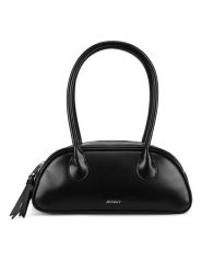 JENNY Torebka JFR-B-003-07 Czarny. Czarne torebki do ręki damskie Jenny, bez wzorów, z tworzywa sztucznego, bez dodatków. Za 139.99 zł.