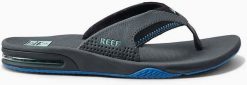 Reef M'S Fanning, gunmetal/ocean, 40 (us 8). Szare klapki męskie Reef. Za 205.37 zł.